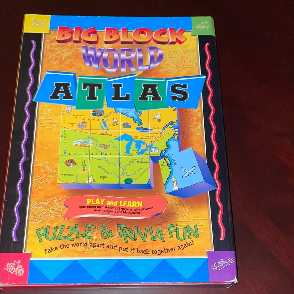 Big Block World Atlas Puzzle